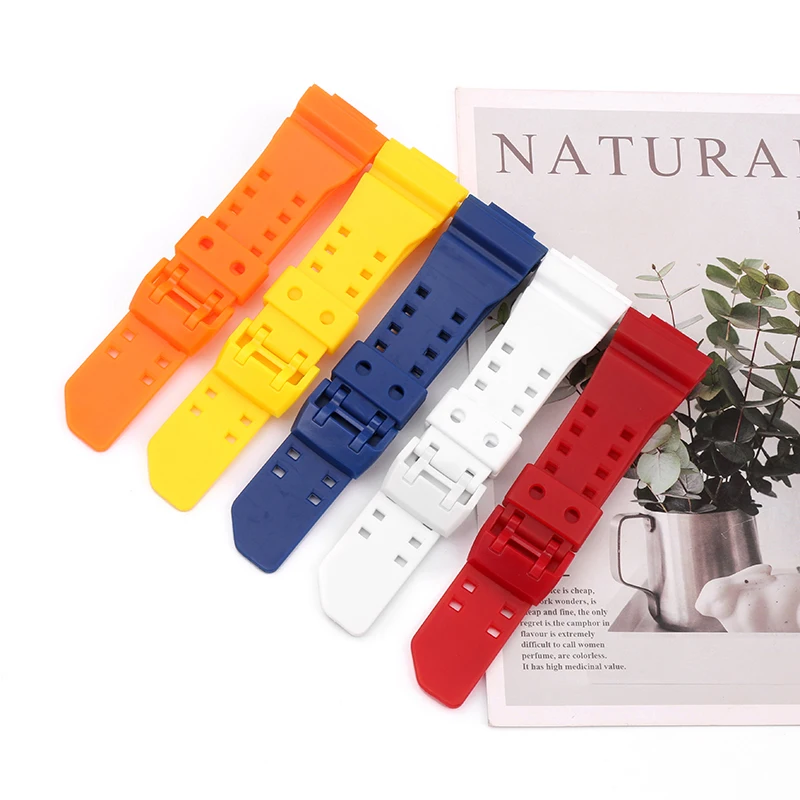 Resin watch case strap for CASIO G-SHOCK GA-400 GBA401 men's and women's strap watch accessories