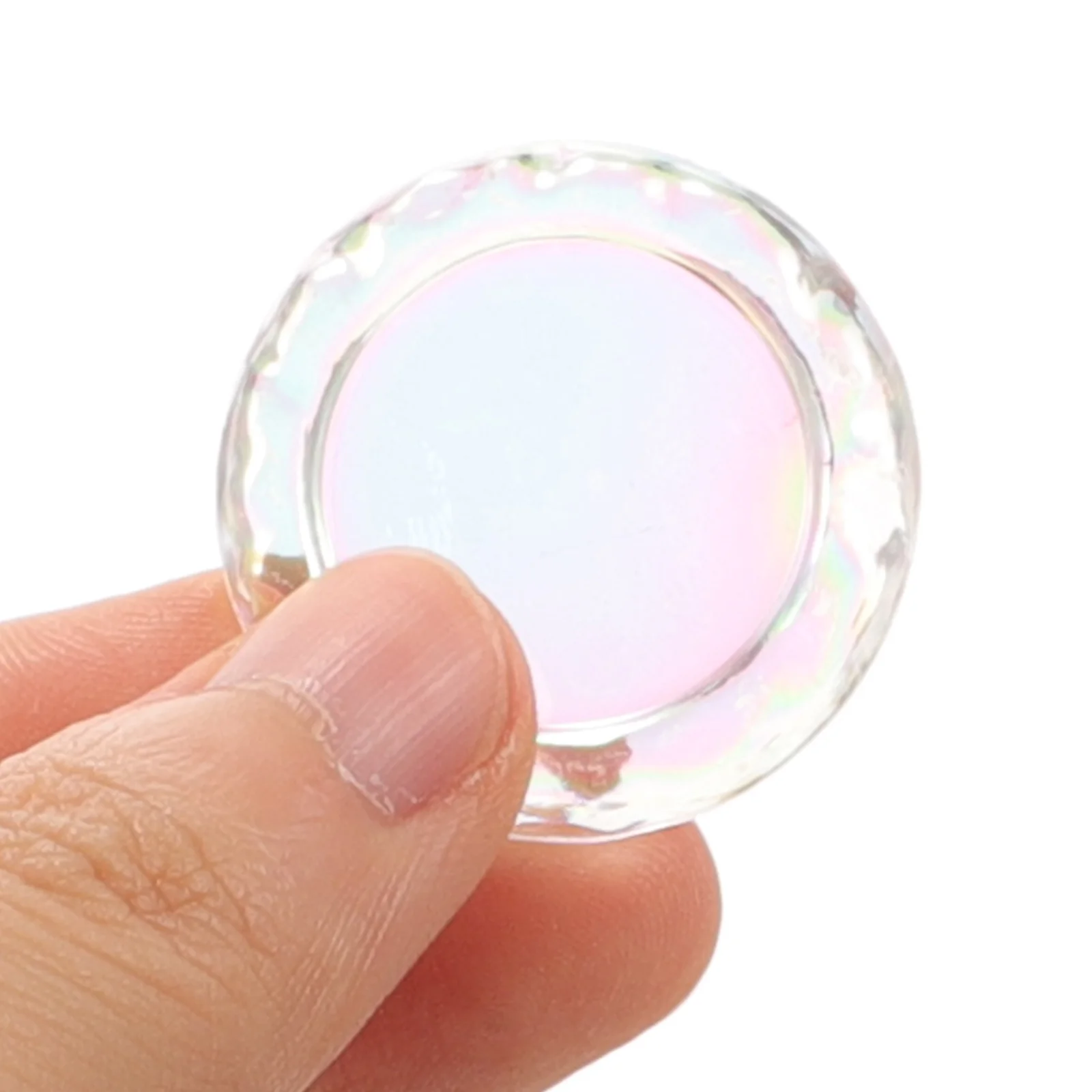 30 шт. круглые диски с плоской задней частью подвески сделай сам красочные чехол