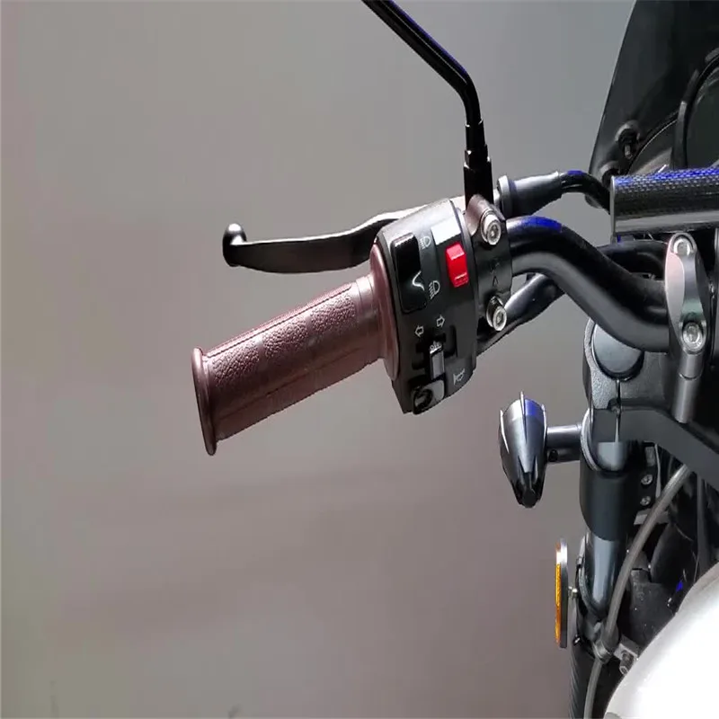 Универсальные мотоциклетные Нескользящие ручки Cafe Racer 22/24 мм в стиле ретро для
