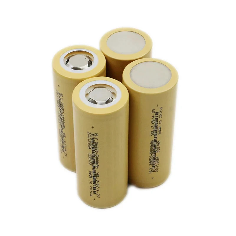 Фото Оригинальная высокомощная литиевая батарея Vapcell HLY INR 26650 5000 мАч CDR 15A 3.7V для мощных фонарей №4