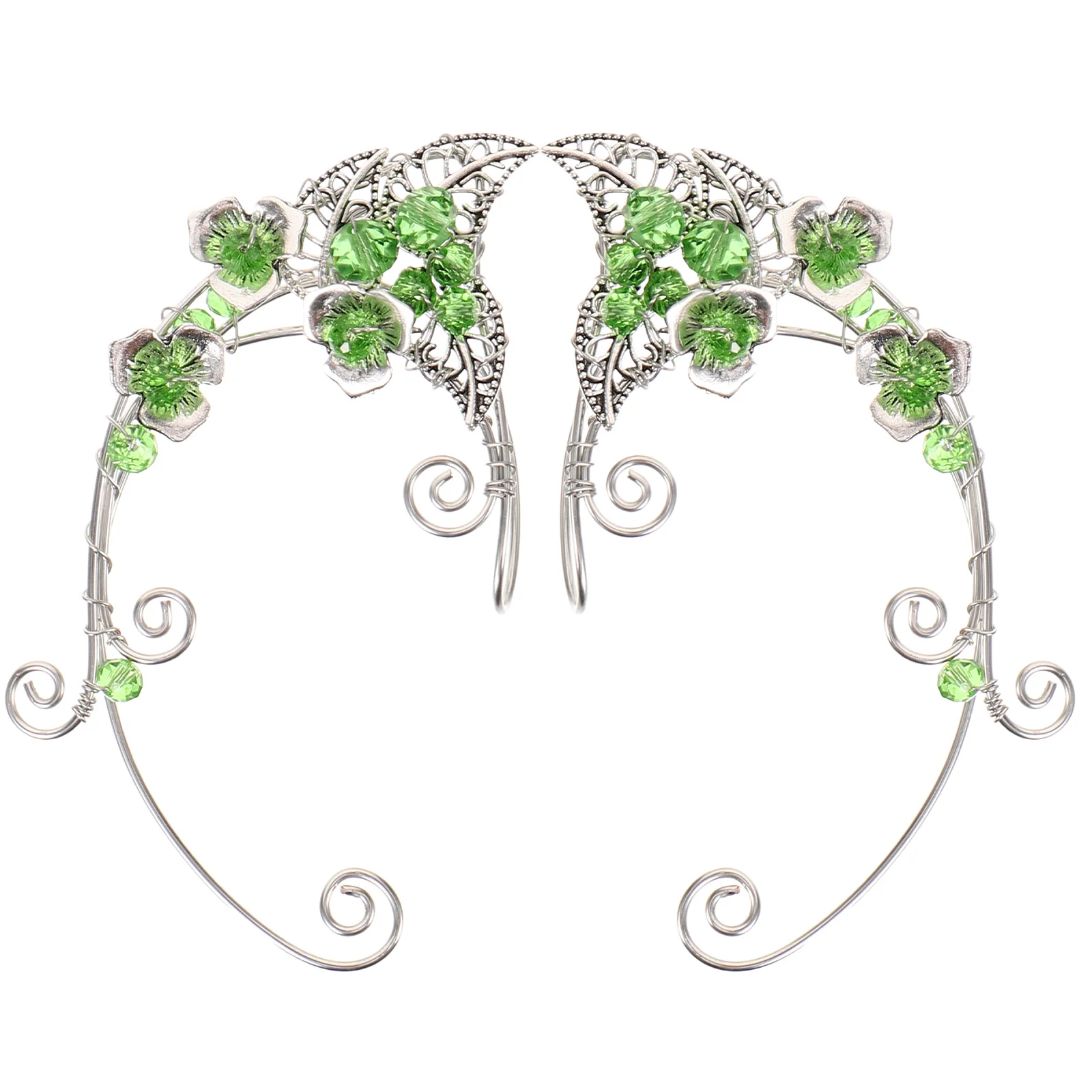 

1 Pair Elf Fairy Earrings Women Full Ear Cuff Decorative Ear Cuffs Fairy Costume Accessories