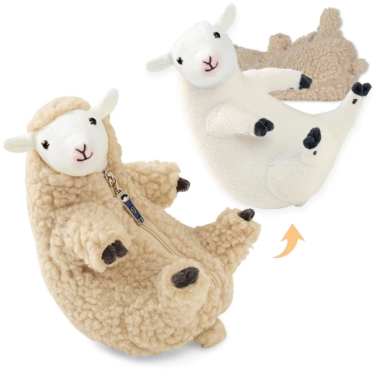 

Shaved Sheep Plush Toys Anime Kawaii Sheep Plush with Clothes Removable Sheep Plush Toys Baby Soft Animal Stuffed Dolls Kid Gift