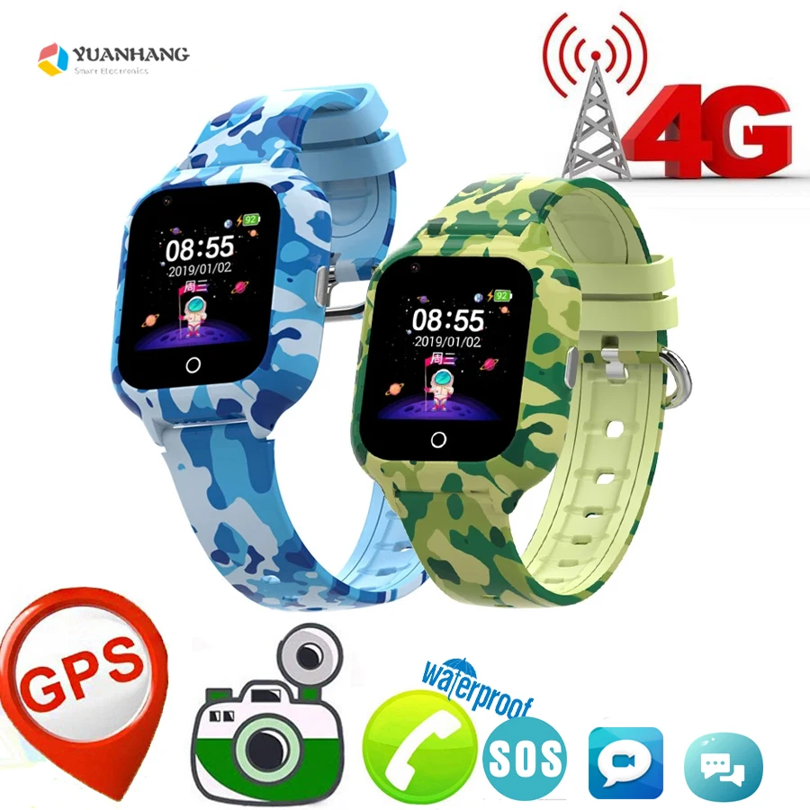 

Смарт-часы IP67, 4G, GPS, Wi-Fi, с пультом ДУ