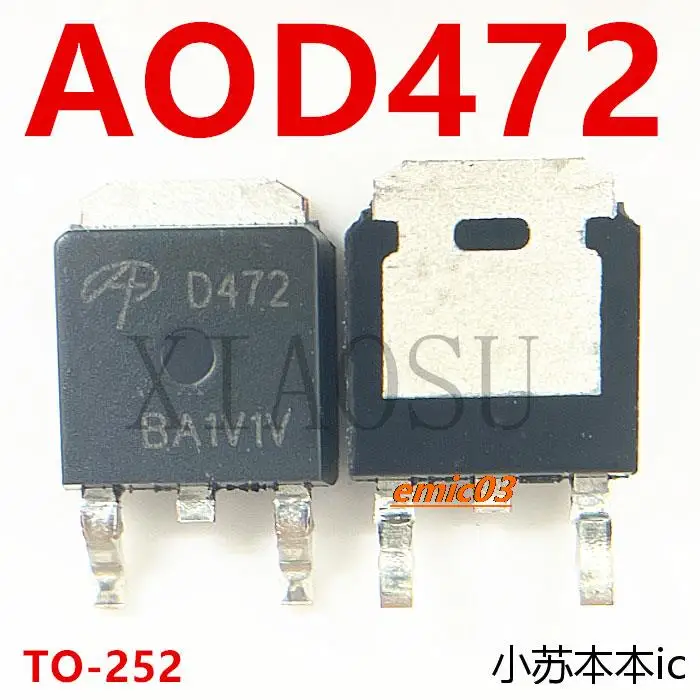 

10 шт. AOD472 D472 AOD472A D472A TO-252