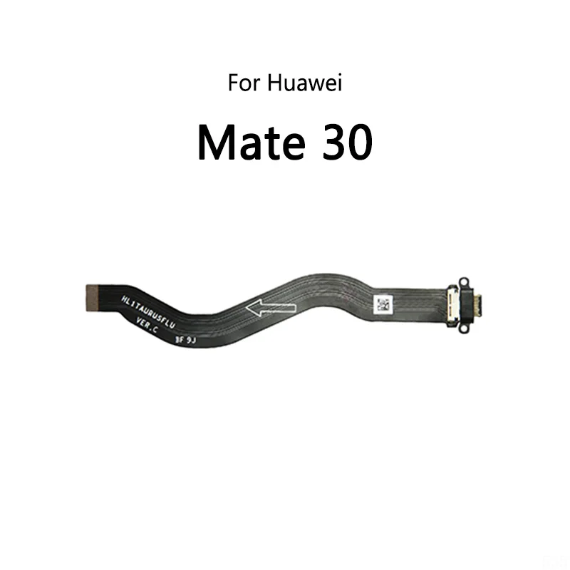 USB-порт для зарядки док-станции, разъем, разъем, гибкий кабель для Huawei Mate 20 Pro 20X 30 Lite 40 40Pro 5G, модуль зарядной платы (art.: 3920cd604f78b) - 3920cd604f78b