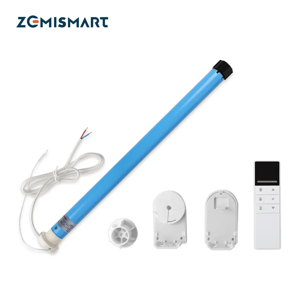 

2023NEW Zemismart-двигатель магазина, интеллектуальный, Wi-Fi, для трубок 30 мм, голосовое управление Alexa Google Home, двигатель