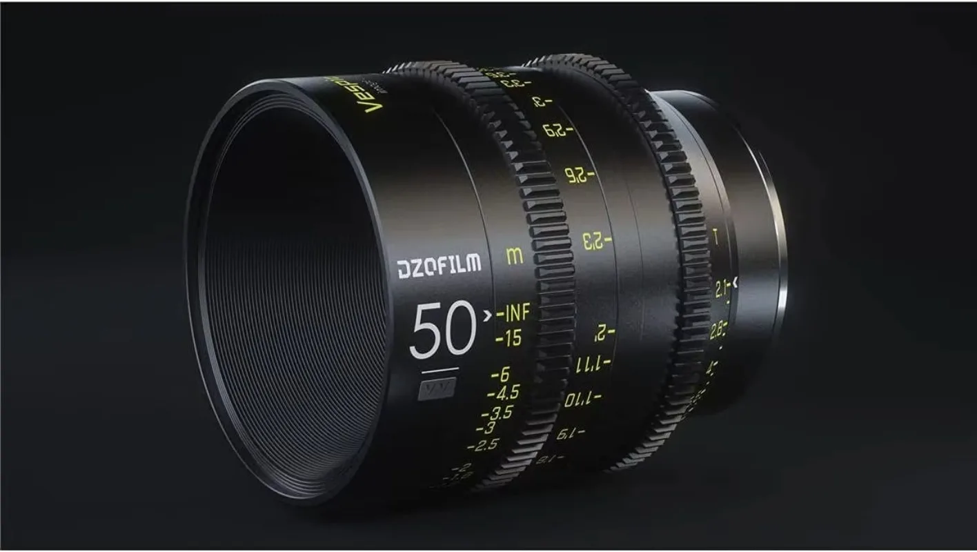 DZOFILM Vespid Prime 50 мм T2.1 кинообъектив Для полнокадровой/видимой камеры Vista EF-Mount