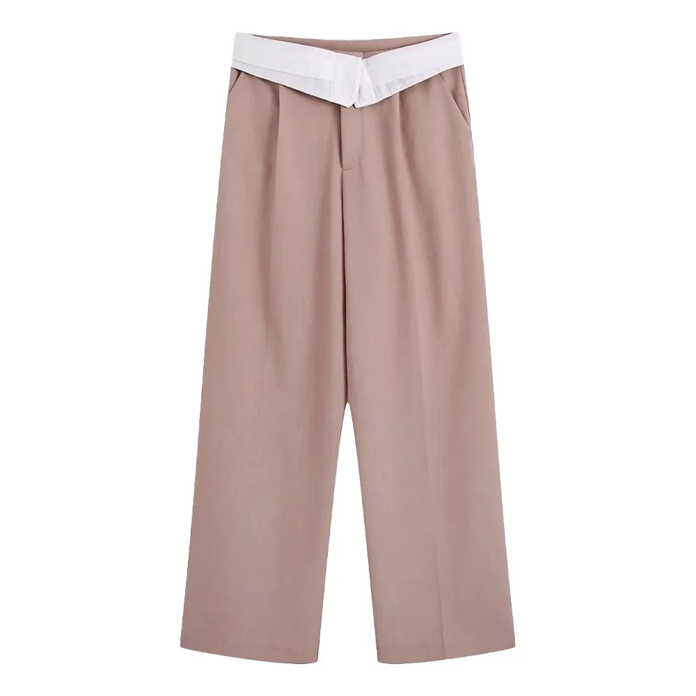 Женские Модные Новые повседневные брюки унисекс 2022 темпераментные ретро с