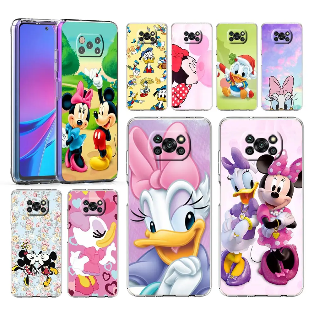 

Мягкий чехол с изображением Дональда из мультфильма для Xiaomi Poco X3 Pro X3 NFC M3 M4 Pro 5G F1 F2 F3 X2 прозрачный силиконовый чехол Coque