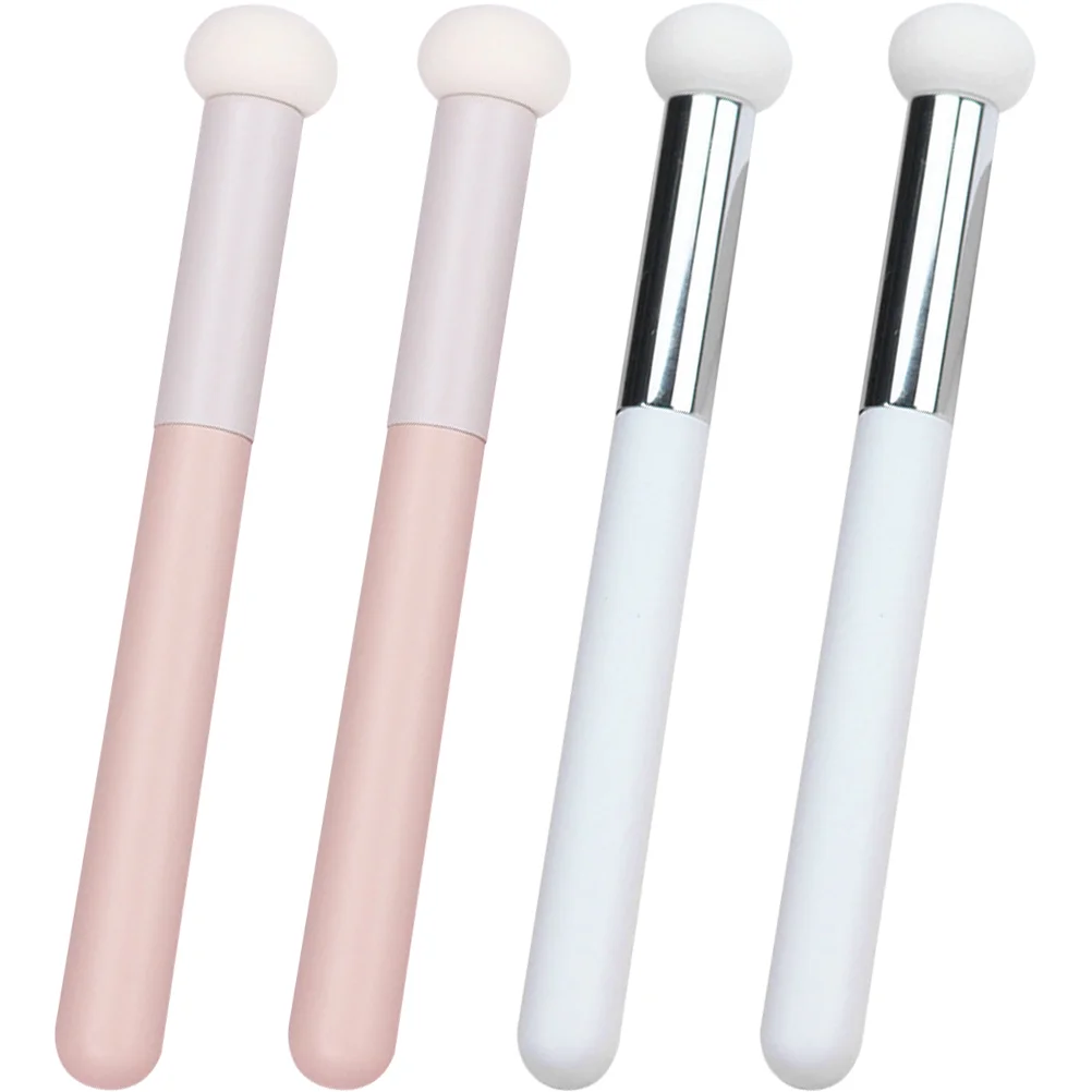 

4 Pcs Makeup Tools Makeup Puff Face Foundation Detail Sponges Applicators Dry Wet Brushes