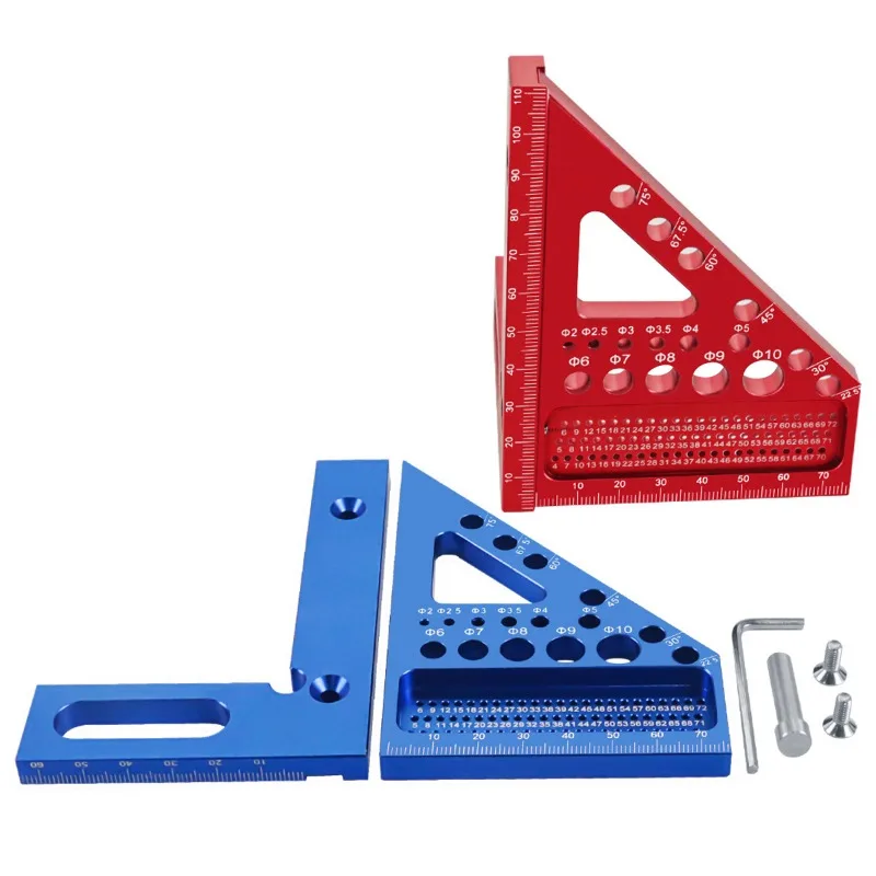 Многофункциональный трехмерный угловой измерительный прибор из алюминиевого