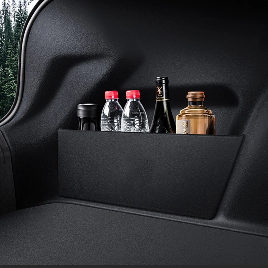 2 Packs Flocked Tray For VW ID4 CROZZ ID.4 X 2022 2021 Rear Trunk Organizer Side Divider Board ID6 Modification Accessories