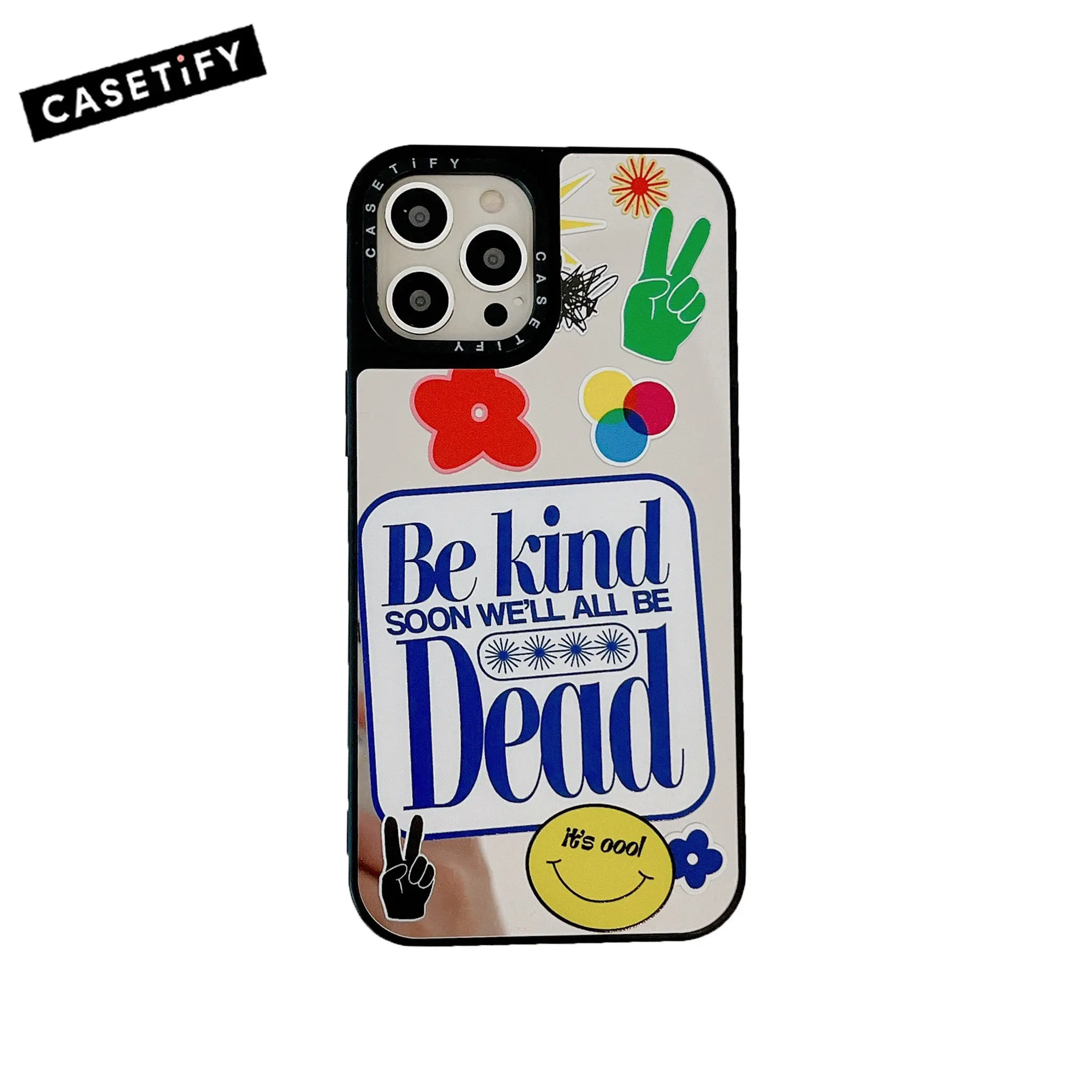 

Зеркальный чехол CASETIFY с английской этикеткой для iphone 12 13 14 Pro 13 Mini 11 SE2020 6 7 8 Plus, задняя крышка B0324