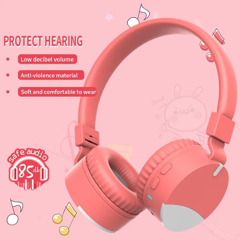 

Беспроводные наушники Gorsun, bluetooth-гарнитура, Складные стерео басовые шлемы, детские игровые наушники для девочек и мальчиков, подарки, защита...