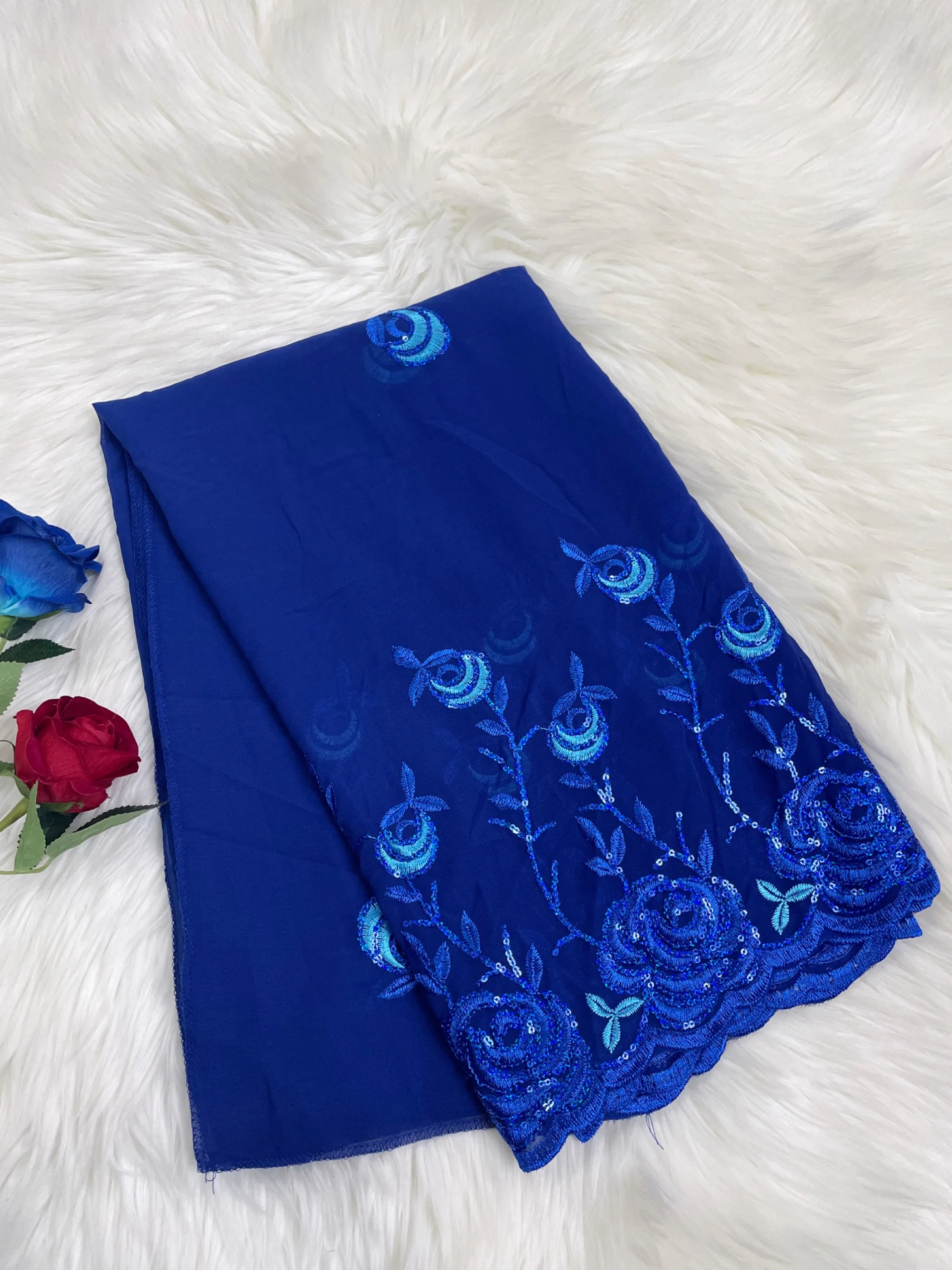 Новый модный шарф Дубая для мусульманских женщин Африканский шифоновый