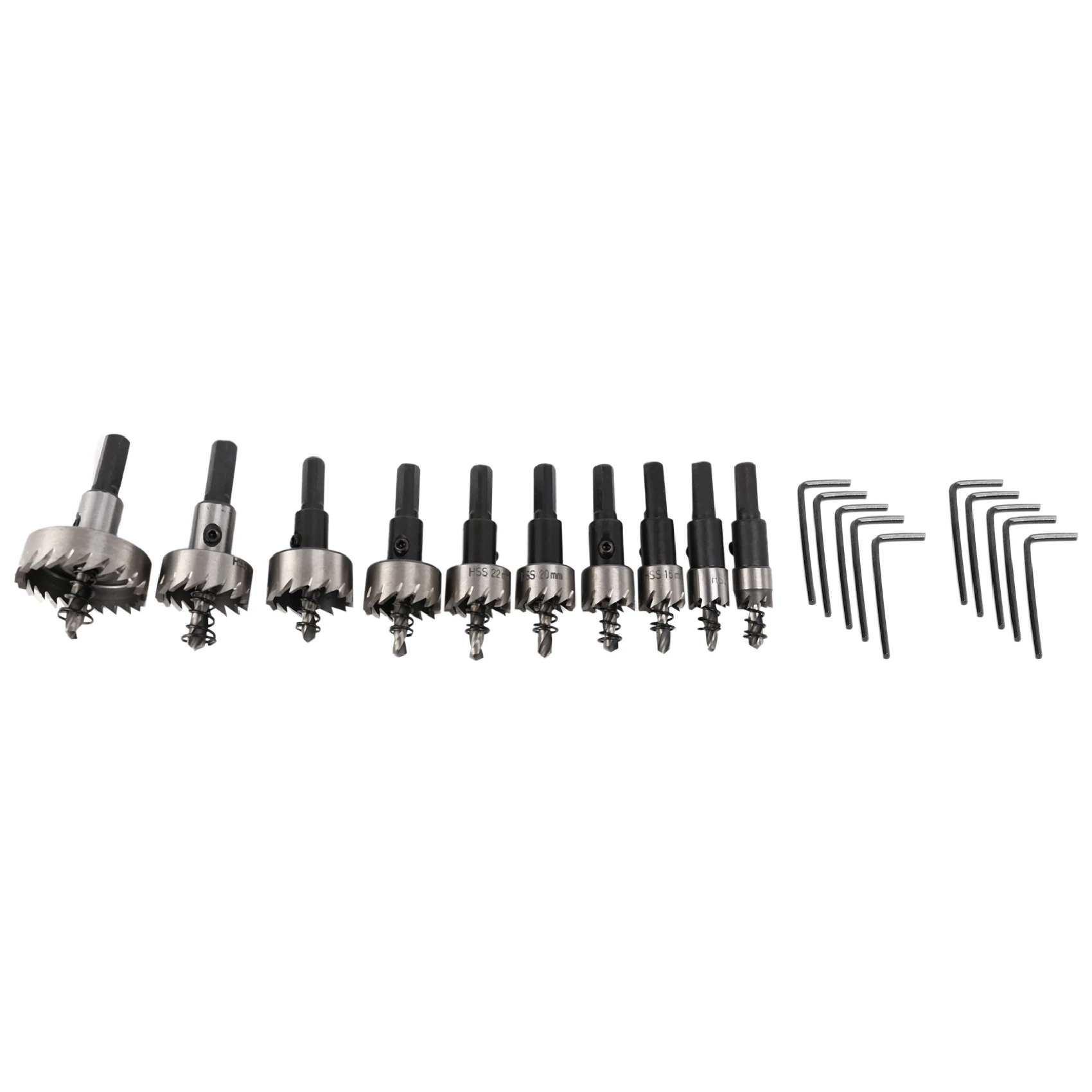 

Holesaw Tooth Kit Hss Steel Hole Saw Drill Bit Set Cutter Tool for Wood Metal Wood Alloy 12-40 mm