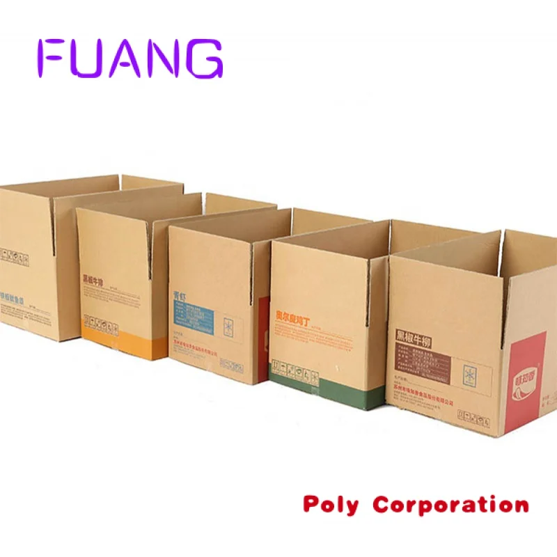 Yongjin China Wholesale Custom Size And Printed Logo Transportation Mailing Moving Packaging Cartopacking box for small business