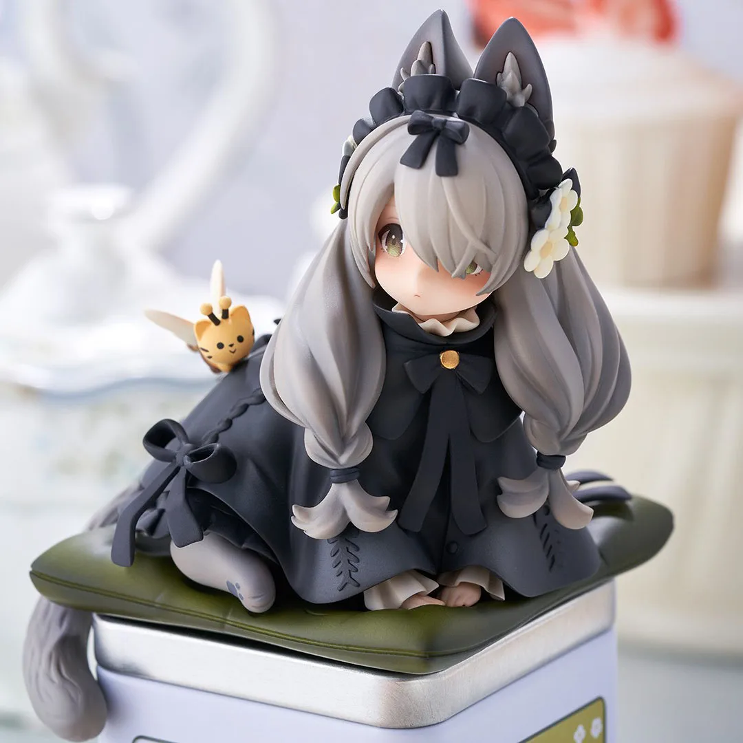 

15cm Tea Party Cat Anime Figure Cute Lolita Cat Girl Model Figure PVC model Action Decoration Cat Can Food Collection Gift Toys