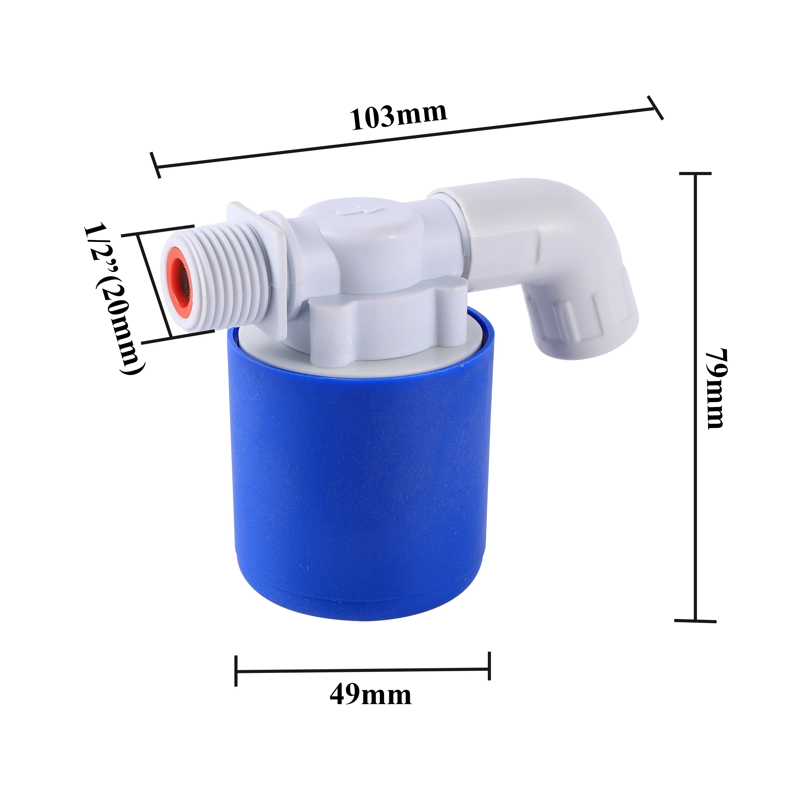 

Автоматический клапан уровня воды Talk-Satisfied 1/2", пластик