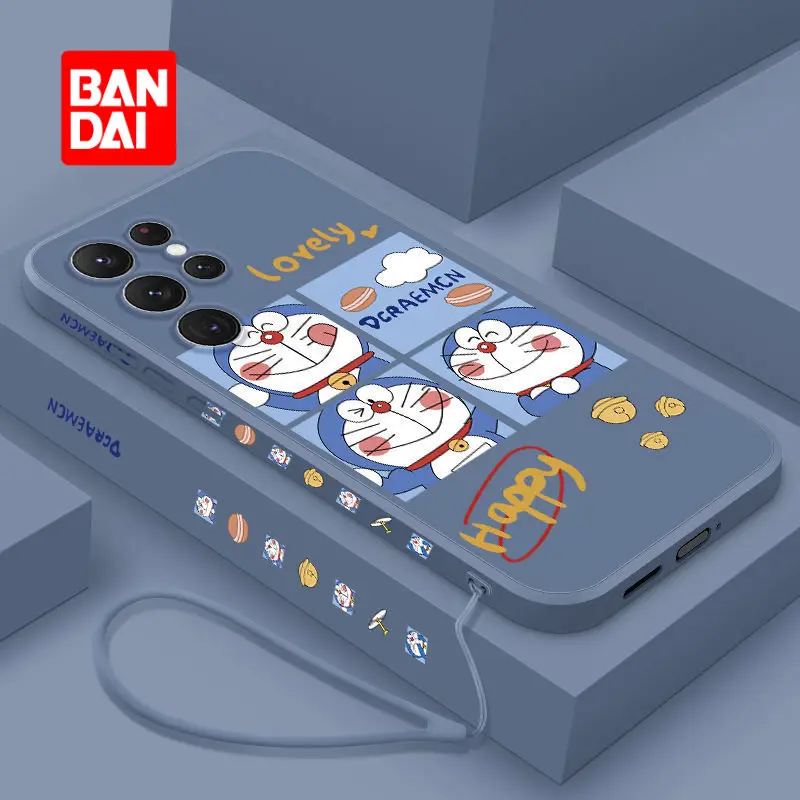 

Bandai Doraemon Phone Case for Samsung Galaxy S 22 S22+ Ultra Plus Cartoon Back Cover Kawaii Soft Fundas Coque
