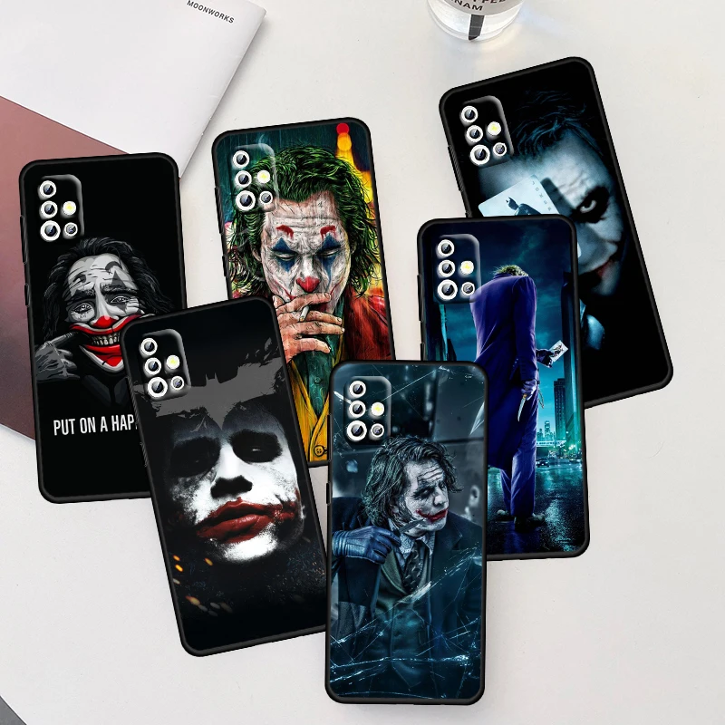 

Joker Anime Cool For Samsung A91 A81 A71 A51 A41 A331 A21 A04 A02 A01 Core 4G 5G Silicone Soft Black Phone Case Coque Capa Cover