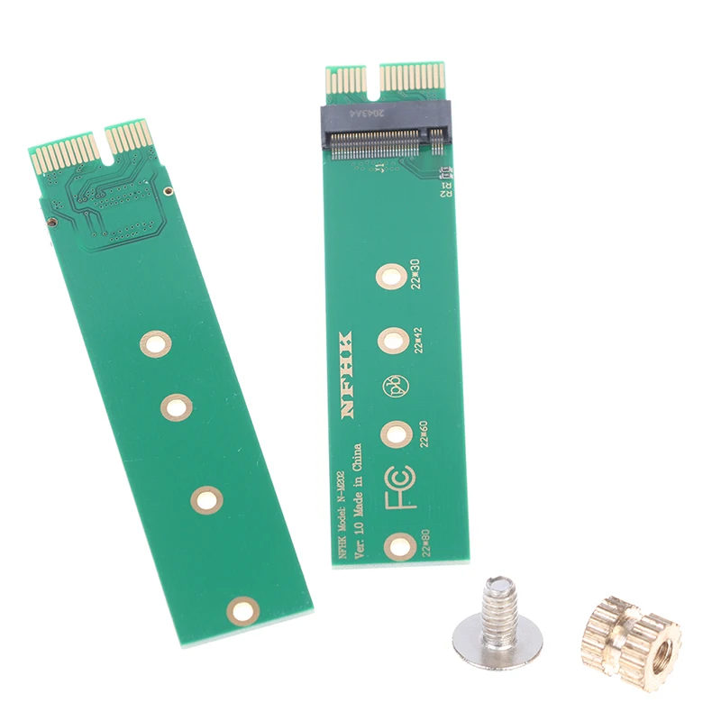 Новый 1 шт. NVMe PCIe x4 x2 M.2 NGFF SSD для x1 адаптер карты на |