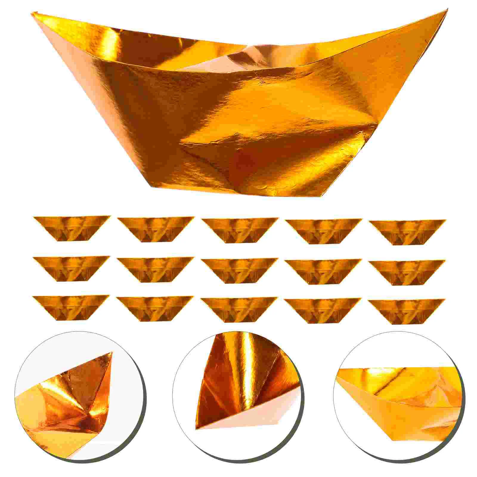 

Ingot Paper Gold Chinese Money Ancestor Bao Yuan Golden Shui Feng Treasure Worship Folding Supplies Statue Sacrificial Basin Diy