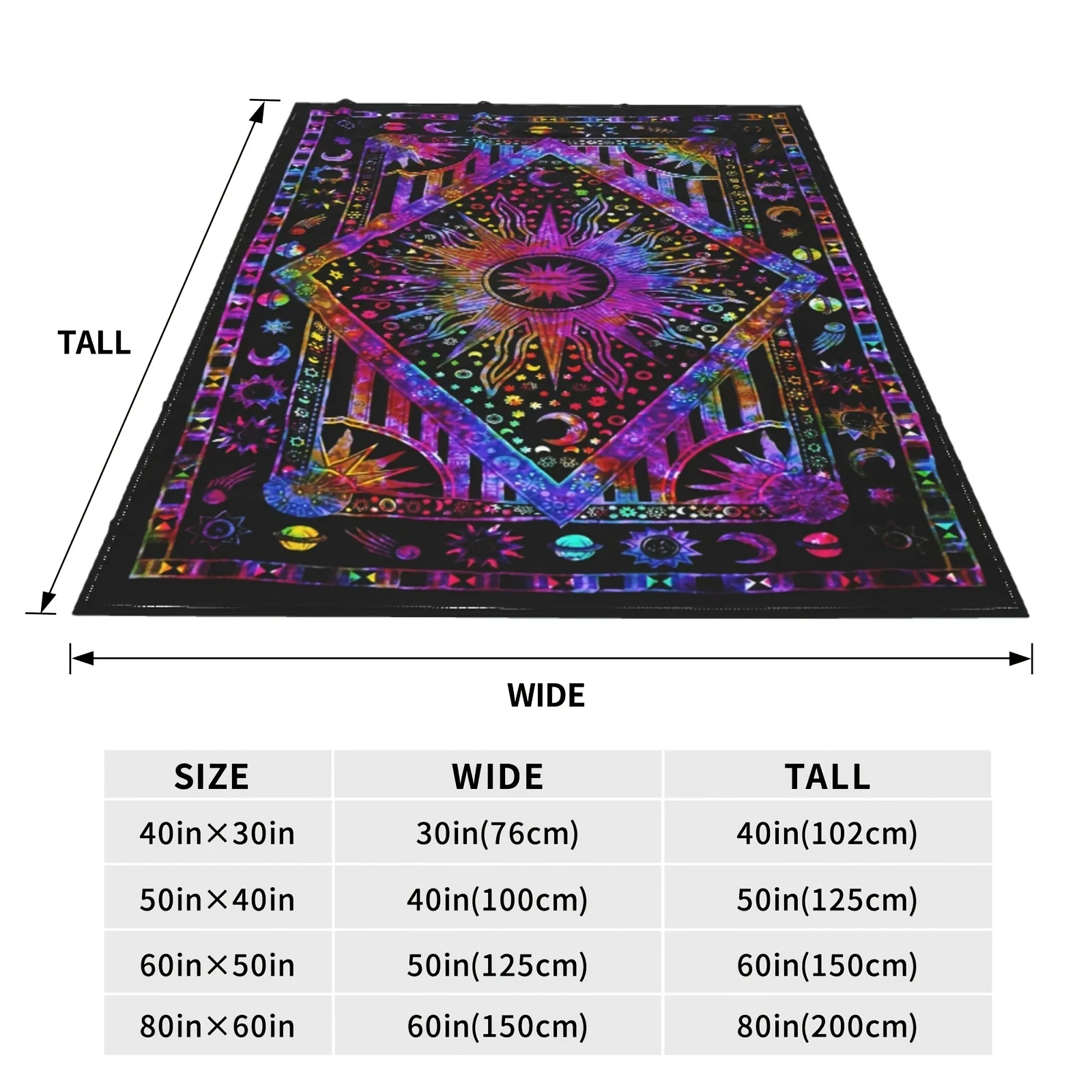 Небесный Солнце Луна планета богемное Флисовое одеяло мягкое покрывало для