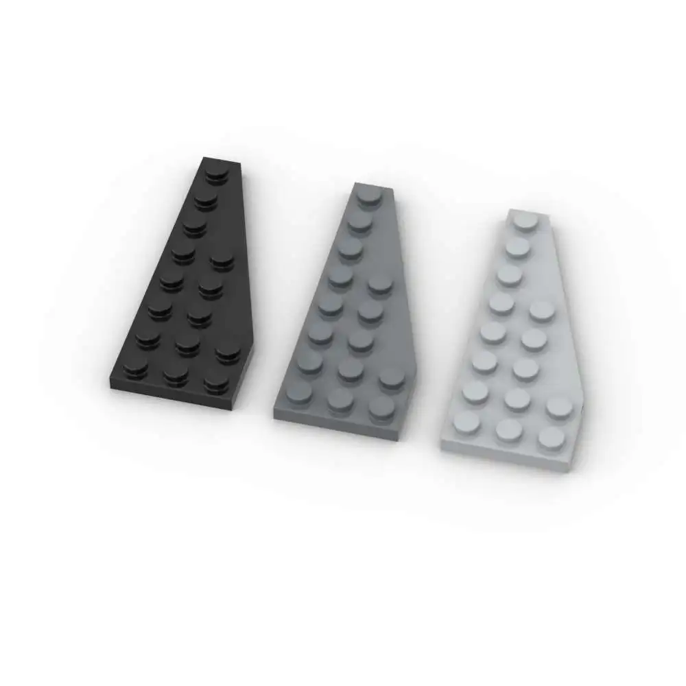 MOC 10 шт. Головоломка из частиц 50304 клиновидная пластина 8x3 Набор строительных