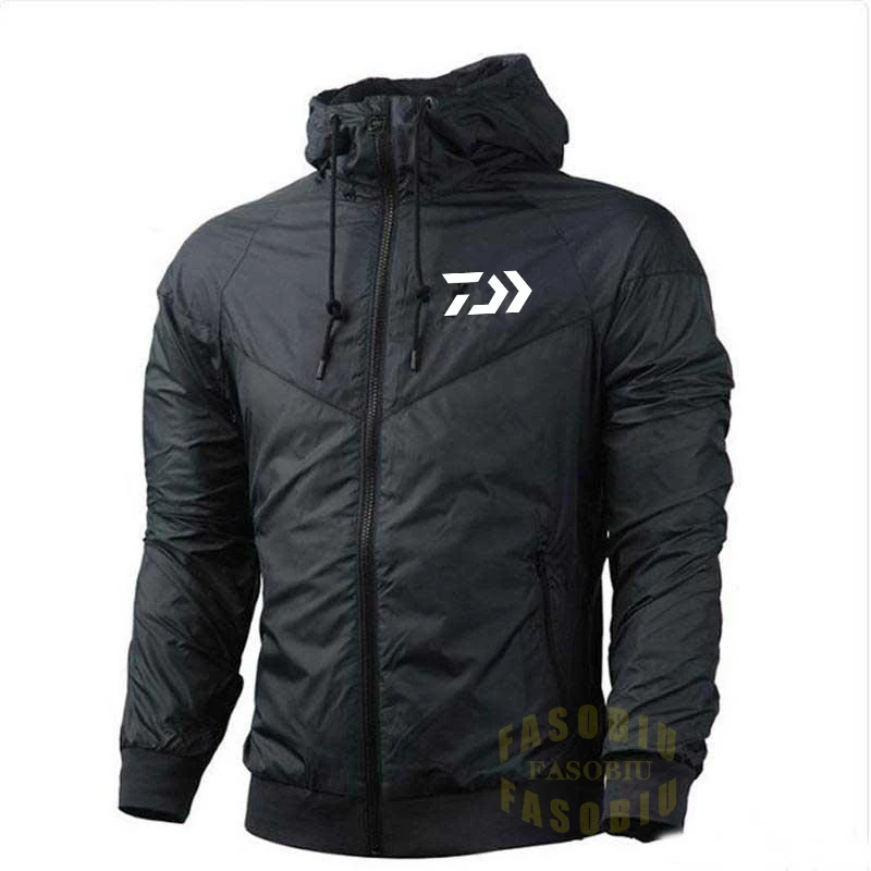 

Mens Hoodie Waterproof Auti-UV Sunscreen Fishing Clothing Daiwa Quick Dry Breathable Hiking Camping Outdoor Sport Fishing Jacket