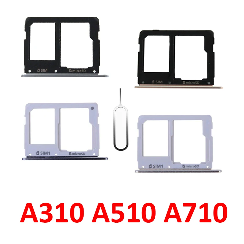 Поп для Samsung Galaxy A3 A5 A7 2016 A310 A510 A710 Корпус для телефона Новый адаптер для лотка для SIM-карты Держатель лотка для карты Micro SD (art.: 3920d140f1fec) - 3920d140f1fec