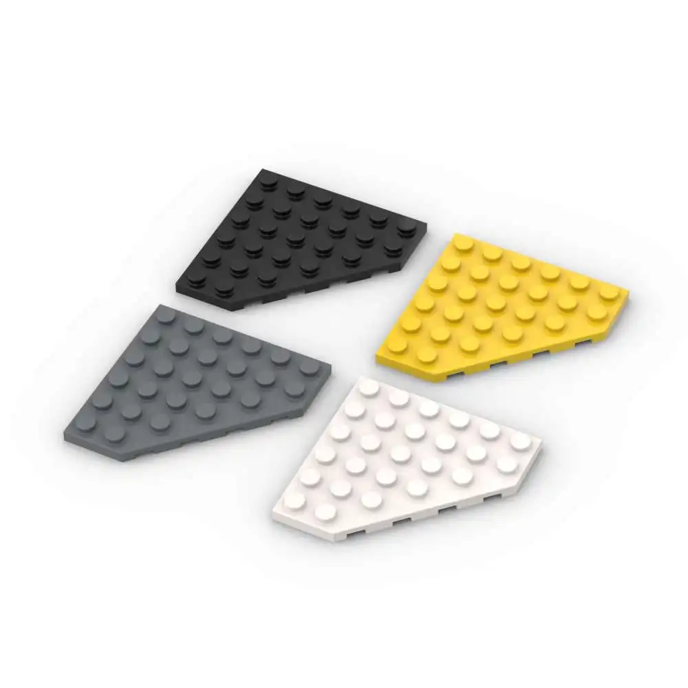 MOC 10 шт. Головоломка из частиц 6106 клиновидная пластина набор строительных блоков