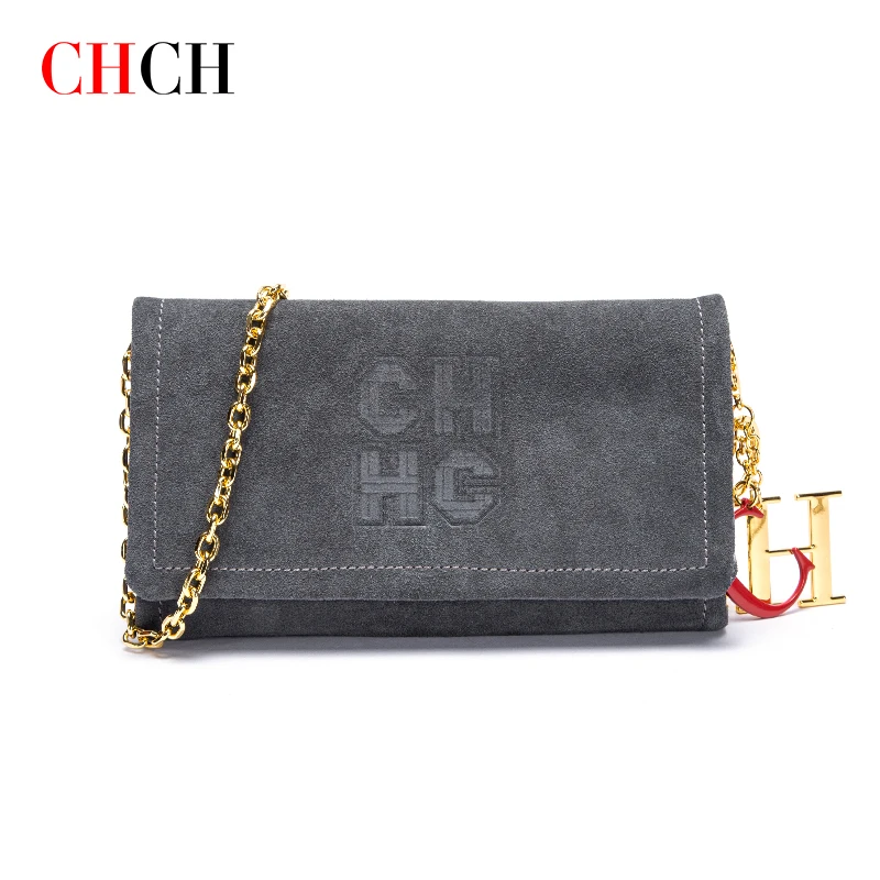 Chch Chain Bag 2023 Fashion Party Retro Classic Banquet Elegant Handbag Luxury Women Shoulder Bag Gift Pendant Designer Suede