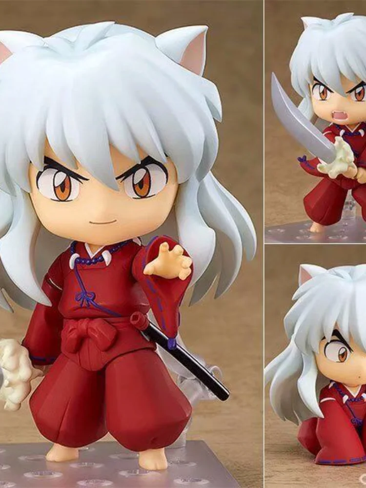 

Q версия Inuyasha в коробке украшения Аниме декоративная фигурка куклы модели украшения деформации подарки