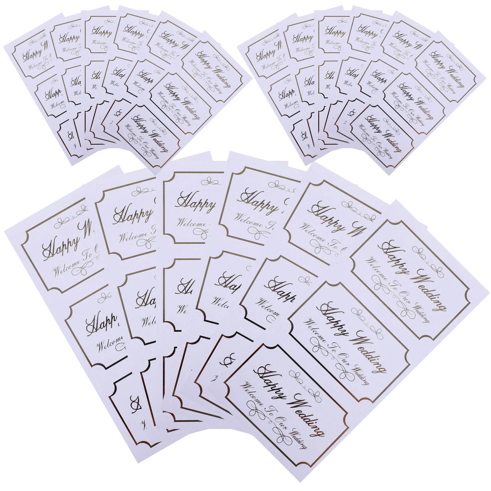 

Household Sealing Stickers For Packaging Multi-function Seal Rectangular Seal Sticker Small Business