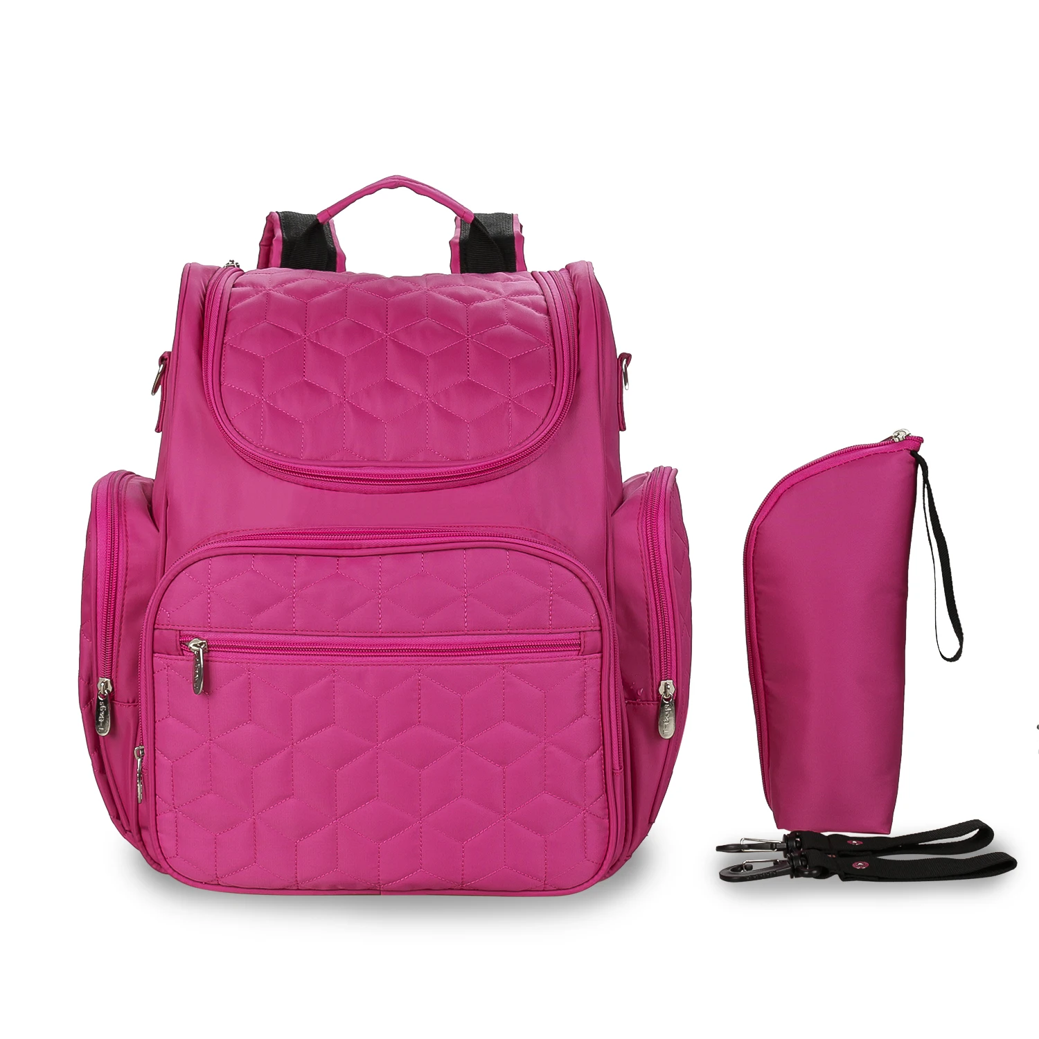 

Водонепроницаемая сумка для мам, большой многофункциональный дорожный ранец для детских подгузников, сумка для мам с ремешком для бутылки ...