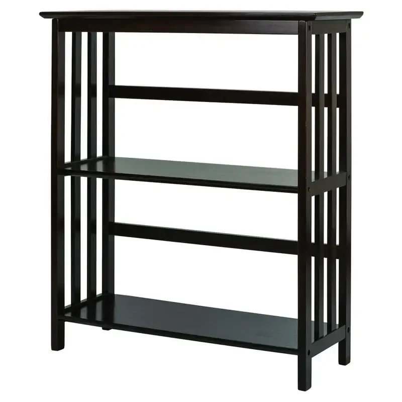 

Style 3-Tier Wood BookcaseFor Bathroom Living Accessories