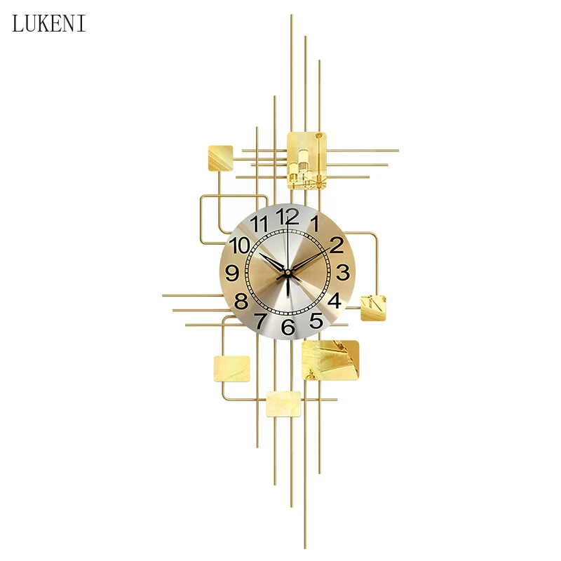 

Nordic Light Luxury Clock Wall Clock Living Room Fashion Mute Home Clock Decoration Restaurant Wall Watch Personality Clock Wall
