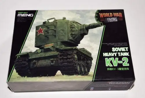 

Meng Model WWT-004 Soviet KV-2 Heavy Tank (Q Edition) World War Toons Soviet