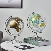 nordic world globe map rotating stand world earth globe map school geography educational kids exploring home living room decor