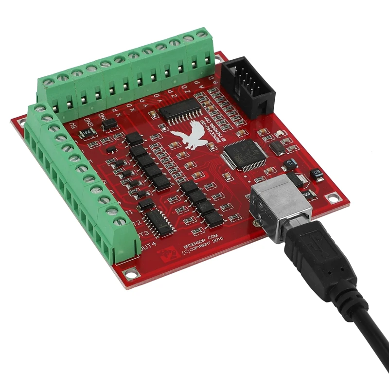 Cnc Usb 4-осевая плата управления движением Mach3 100 кГц Usb-плата для отключения 12-24 В с