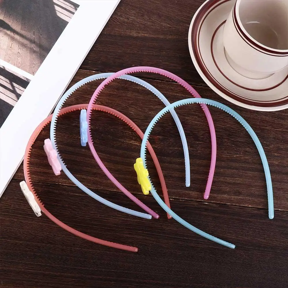 

Headdress Jelly Color For Women Wash Face Makeup Bear Hair Hoop Hair Accessories Women Headband Korean Style Headband