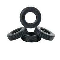 Container Truck Rubber Tire Skin with Hard Inner Tube for 1:14 Tamiya Tractor Simulation Remote Control Model Tractor Tire Skin