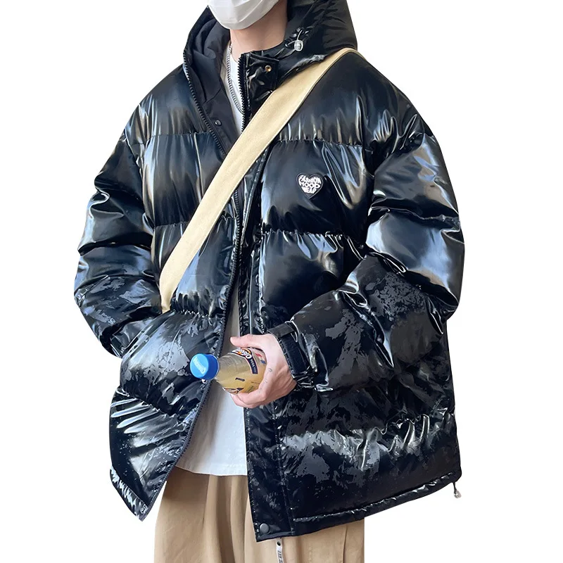 Winter new fashion warm down cotton jacket male trend ruffian handsome couple cotton jacket parkas Men's winter jacket Overcoat