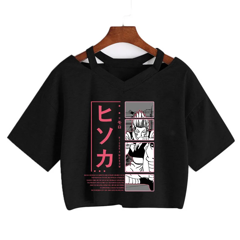 Женская футболка Hunter X с изображением охотника Killua Zoldyck героями мультфильмов