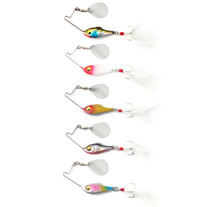 

Fishing Lures Trout Lures Hard Metal Spinner Baits Spinner Baits for Bass Fishing, Freshwater Saltwater Fishing Lure Spinnerbait