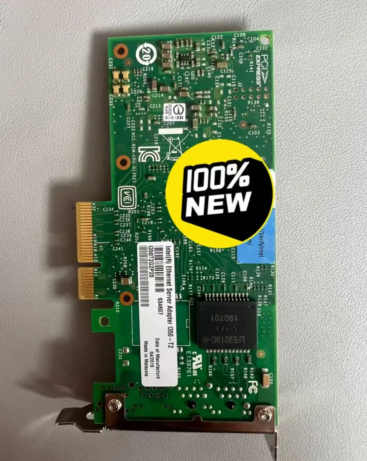 Фото ДЛЯ Intel I340-T2 2-портовая карта с синей этикеткой Совершенно новая №1