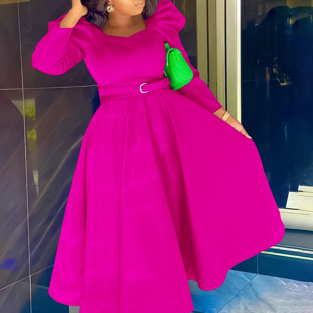 Женское вечернее платье синее красное зеленое Розовое женское в африканском