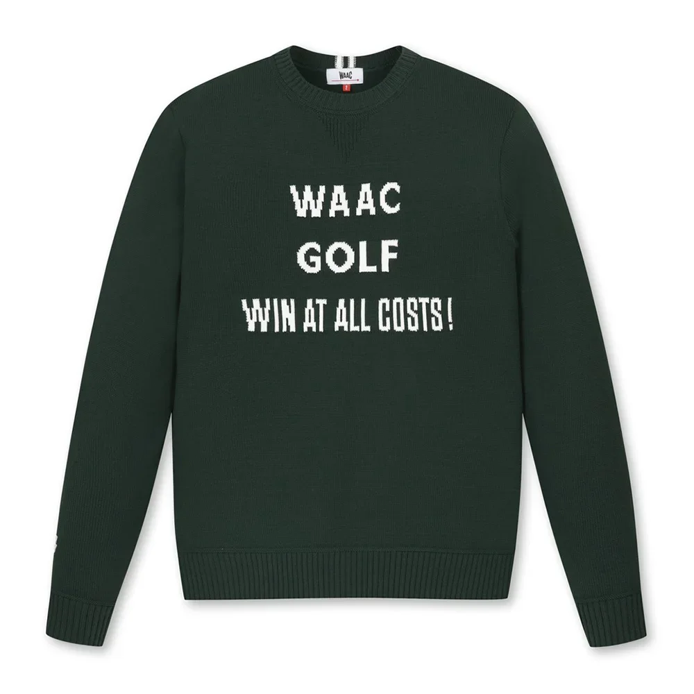 Мужской осенне-зимний вязаный свитер модная повседневная одежда для гольфа