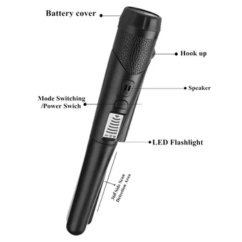 Handheld Metal Detector Waterproof High Sensitivity Gold Detector Pointer Treasure Pinpointing Finder Probe with LCD Screen 6